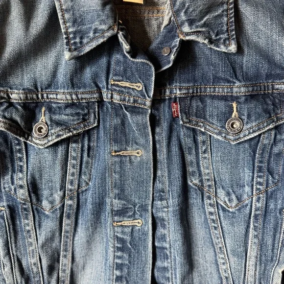 Levi’s XS Blue Original Trucker Jean Jacket - Picture 7 of 8